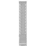 Серебряный браслет для часов (18 мм) 042019.18